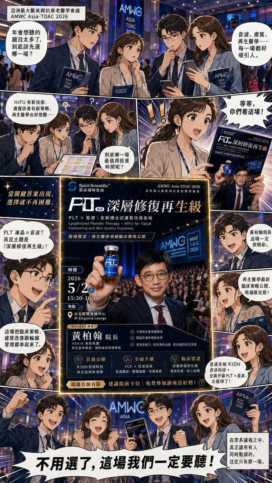 【臨床新思維】PLT ✕ 音波：重新定義再生醫學的複合式膚質改善策略
