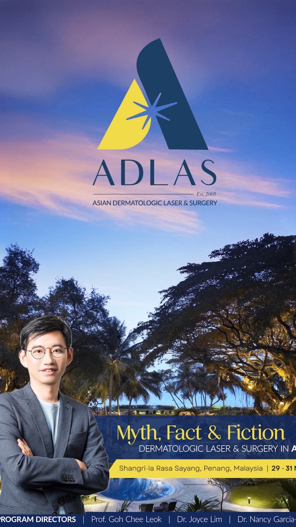 2026/5/29 -5/31 黃柏翰院長受邀參與 ADLAS 國際皮膚雷射美容醫學會議